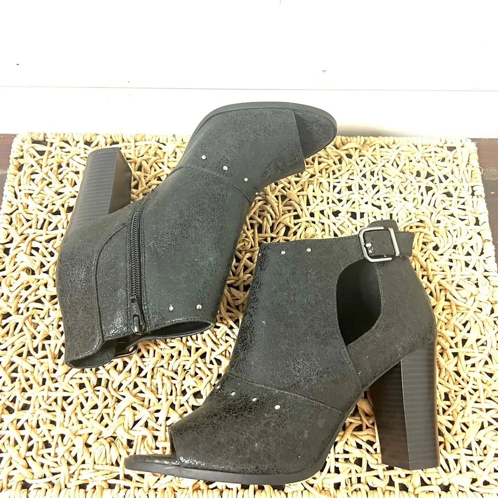 Simply Vera heels open toe size 9 black_7